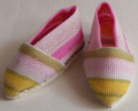 (image for) STRIPED CANVAS SHOES
